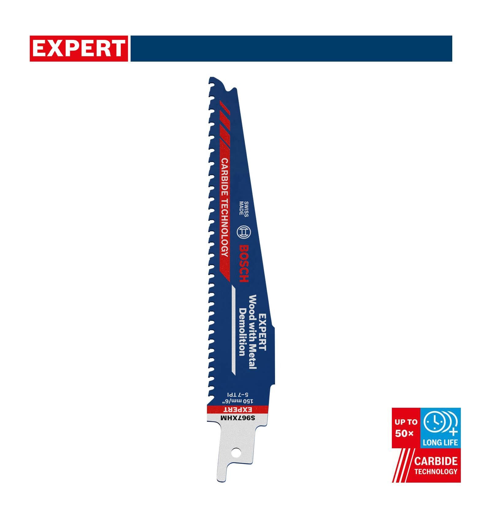 Bosch Expert S 967 XHM Ahşap-Metal 150 mm Panter Testere 10'lu 2608900397