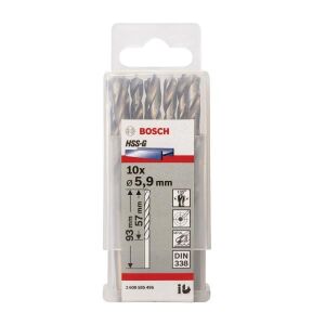 Bosch HSS-G 5,9x93 mm Metal Matkap Ucu 10'lu Paket 2608585496