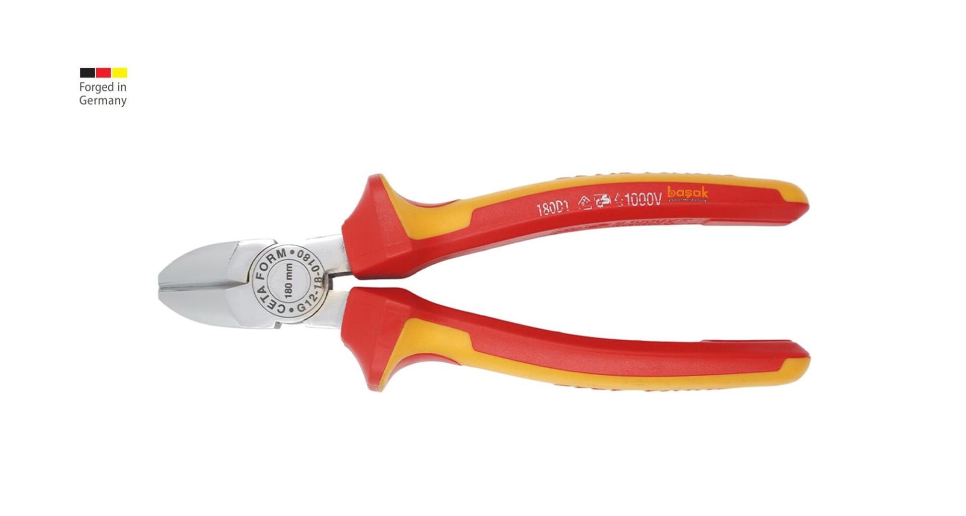 Ceta Form 180 mm 1000 volt VDE İzoleli Yan Keski G12-18-0180