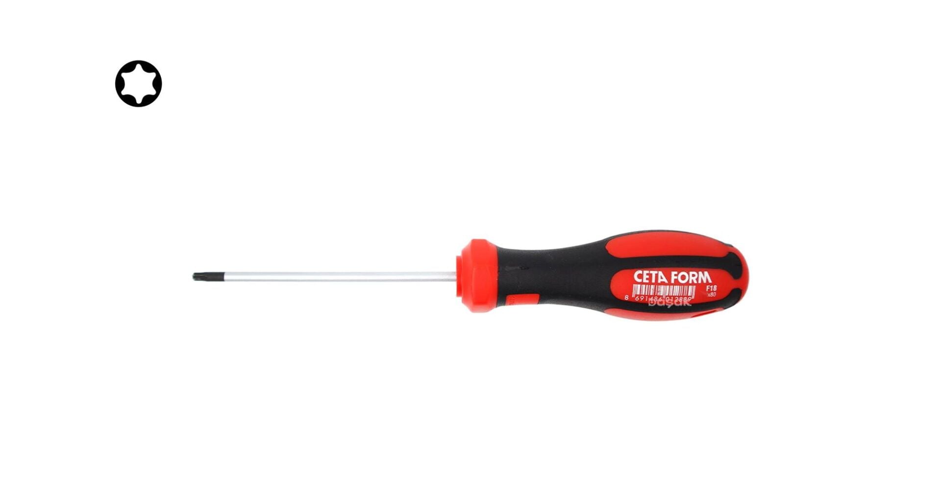 Ceta Form T15 x 80 mm Torx Tornavida F18-015-080