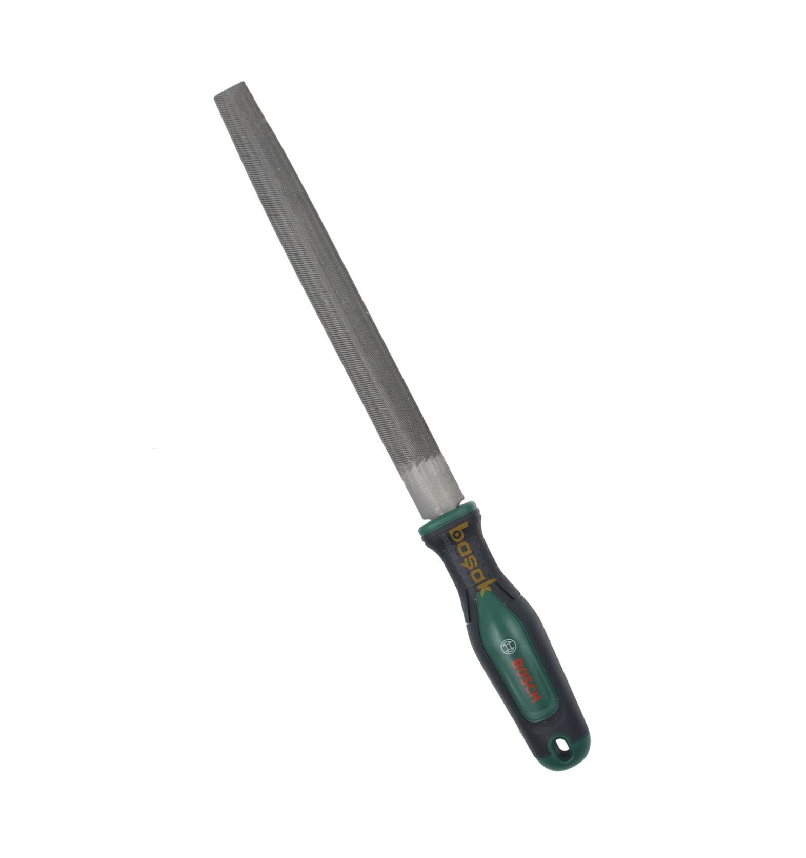Bosch 8'' Yarım Yuvarlak Metal Eğe 200 mm Orta Diş – Ergonomik Saplı 1600A03DR8