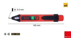 Ceta Form G09-NC2 Temassız-Faz AC Kontrol Kalemi