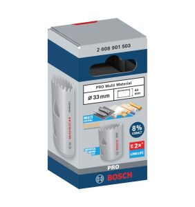 Bosch Pro 33 mm Multi Vidalı Bi-Metal Panç 2608901503