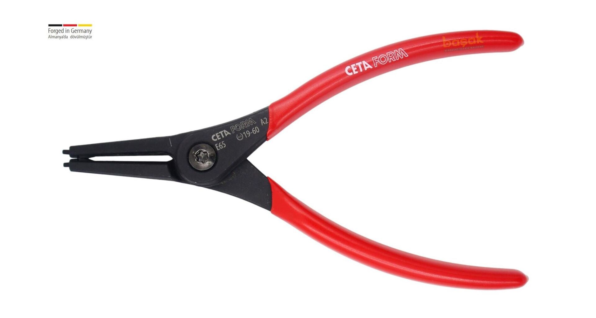 Ceta Form 180 mm Dış Segman Pensesi Düz Uçlu-Yaylı E65-44-0180