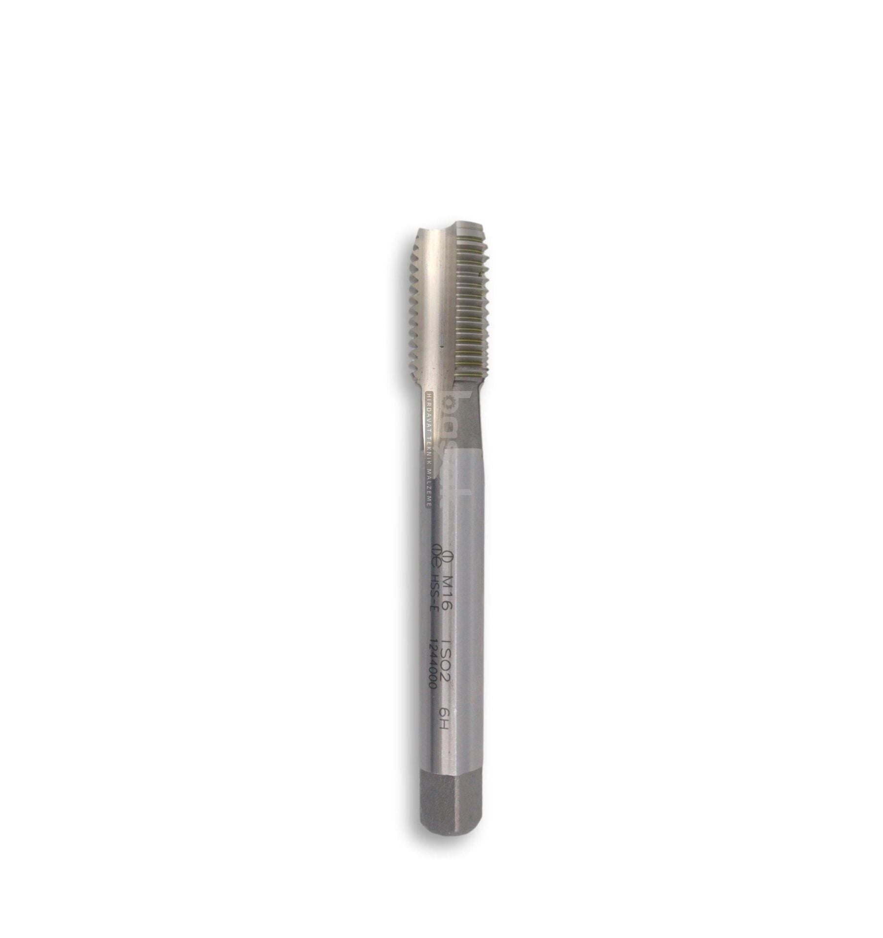 MTE M16 Düz Makine Kılavuzu İnce Şaftlı HSSE DIN 376/C