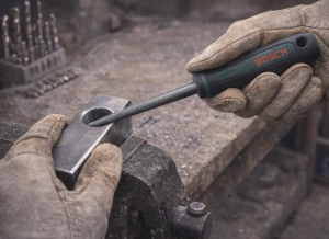 Bosch 8'' Yuvarlak Metal Eğe 200 mm Orta Diş – Ergonomik Saplı 1600A03DR9