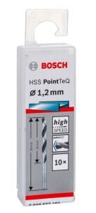 Bosch HSS PointeQ 1.2 mm 10'lu Metal Matkap Ucu 2608577180