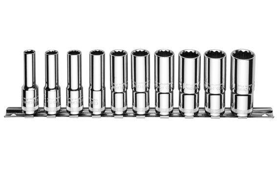 Ceta Form C14-RB10 10 Parça 3/8” 12 Köşe (Yıldız) Derin Lokma Anahtar Takımı