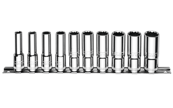 Ceta Form C14-RB10 10 Parça 3/8” 12 Köşe (Yıldız) Derin Lokma Anahtar Takımı