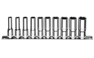 Ceta Form C14-RB10 10 Parça 3/8” 12 Köşe (Yıldız) Derin Lokma Anahtar Takımı