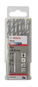 Bosch HSS-G 6,4x101 mm Metal Matkap Ucu 10'lu Paket 2608595335
