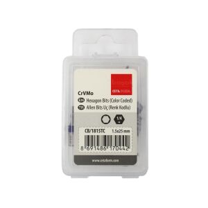Ceta Form 1.5 x 25 mm Allen Bits Uç Renk Kodlu CB/1815TC