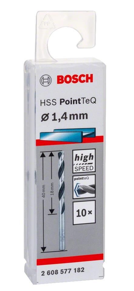 Bosch HSS PointeQ 1.4 mm 10'lu Metal Matkap Ucu 10'lu 2608577182