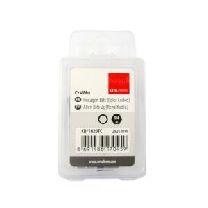 Ceta Form 2 x 25 mm Allen Bits Uç Renk Kodlu CB/1820TC