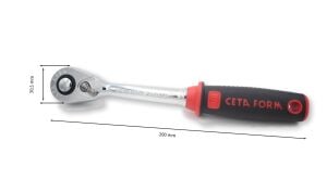 Ceta Form C11-12 3/8” Düğmeli Cırcır Kolu 200mm