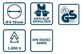 Bosch VDE Universal Kablo Sıyırma Pensesi 160 mm 1600A02NE7