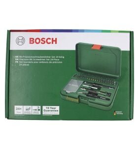 Bosch 24'lü Hassas Tornavida Seti – Mikro 4 mm Bits Uçlu Elektronik Tamir Takımı 1600A039HT