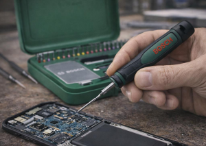 Bosch 24'lü Hassas Tornavida Seti – Mikro 4 mm Bits Uçlu Elektronik Tamir Takımı 1600A039HT