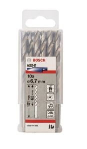 Bosch HSS-G 6,7x101 mm Metal Matkap Ucu 10'lu Paket 2608595336