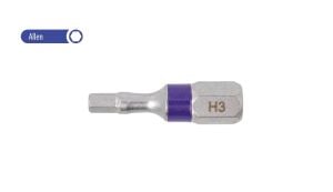 Ceta Form 3 x 25 mm Allen Bits Uç Renk Kodlu  CB/1830TC