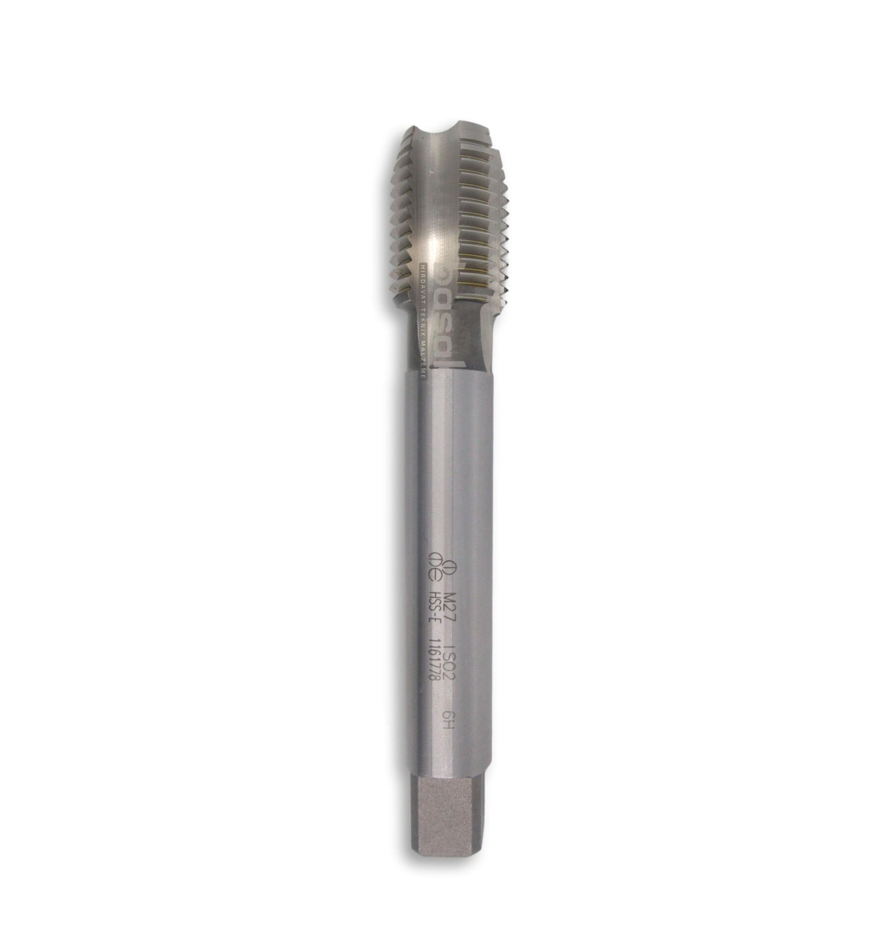 MTE M27 Düz Makine Kılavuzu İnce Şaftlı HSSE DIN 376/C