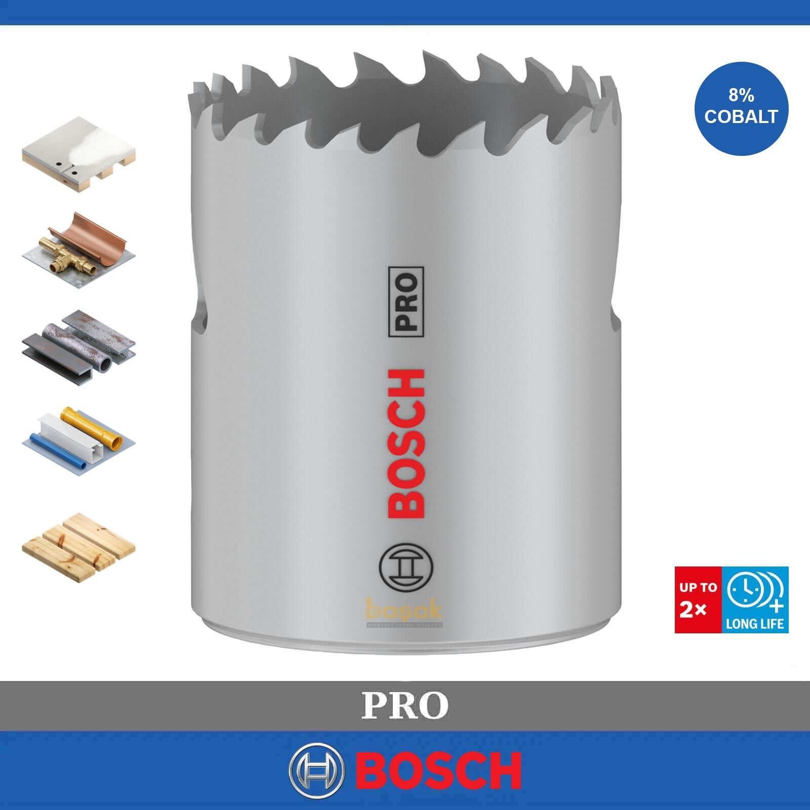 Bosch Pro 40 mm Multi Vidalı Bi-Metal Panç 2608901507