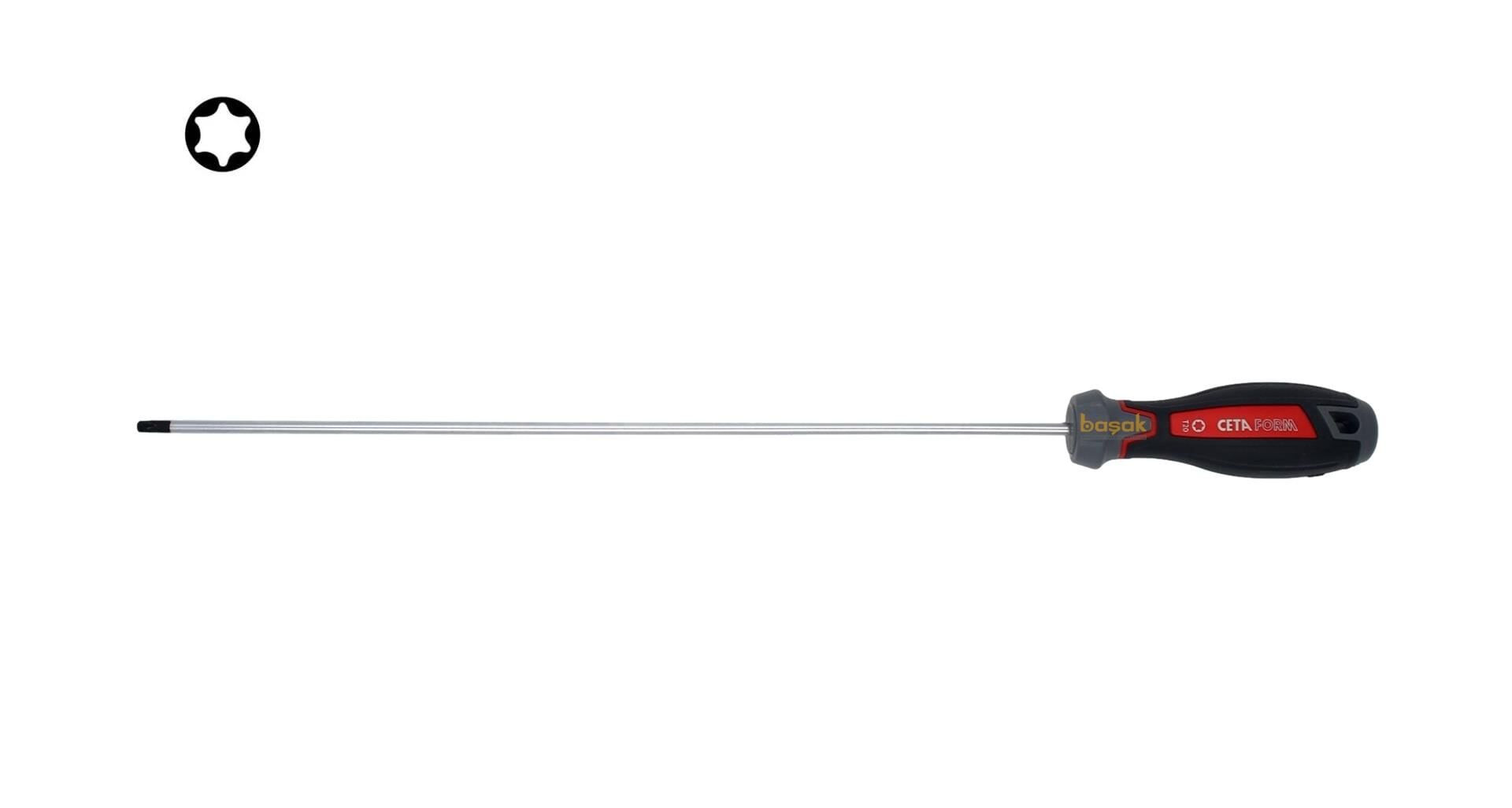Ceta Form T20 x 300mm Torx Uçlu Uzun Tornavida F18-020-300