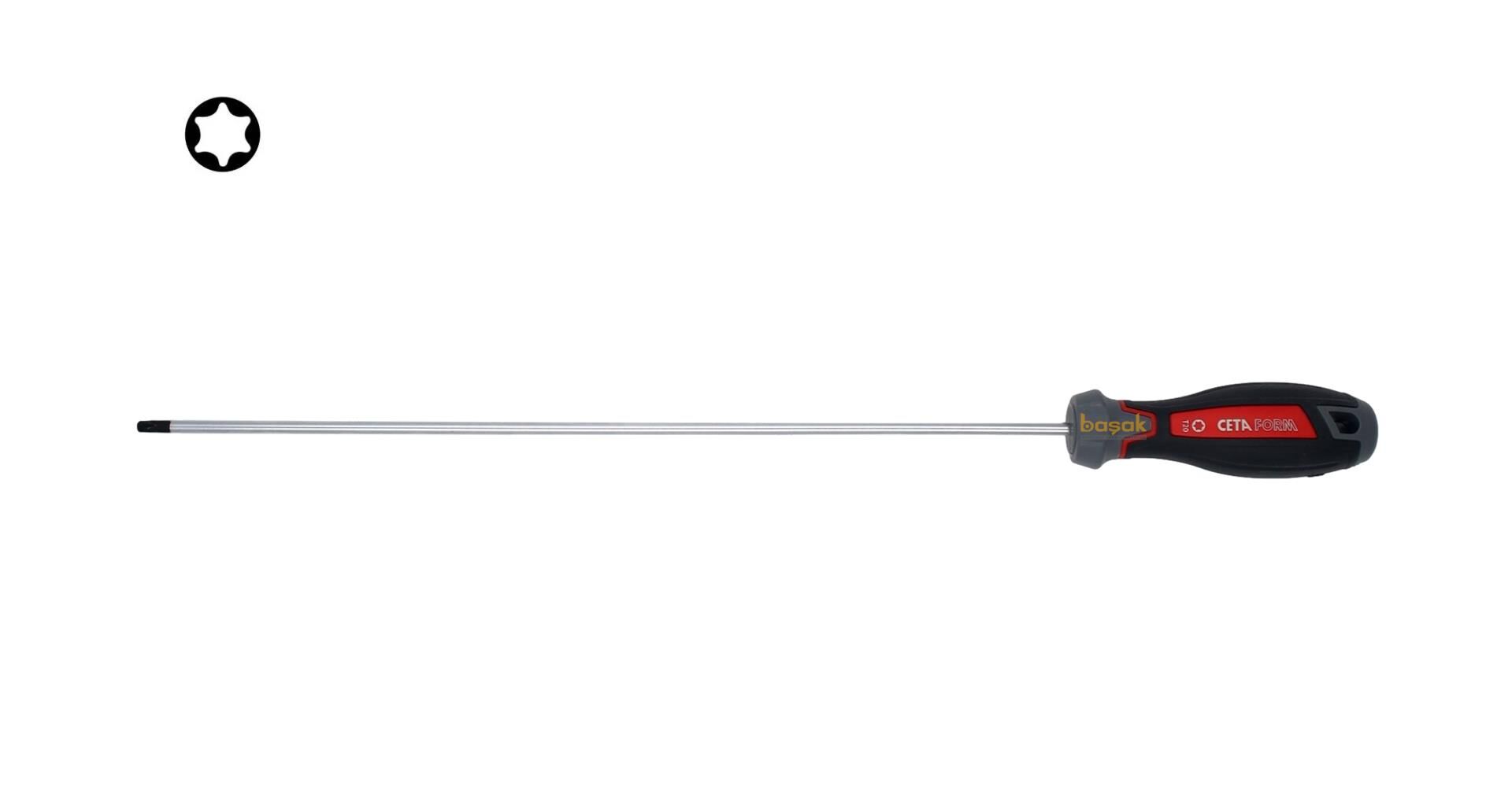 Ceta Form T20 x 300mm Torx Uçlu Uzun Tornavida F18-020-300