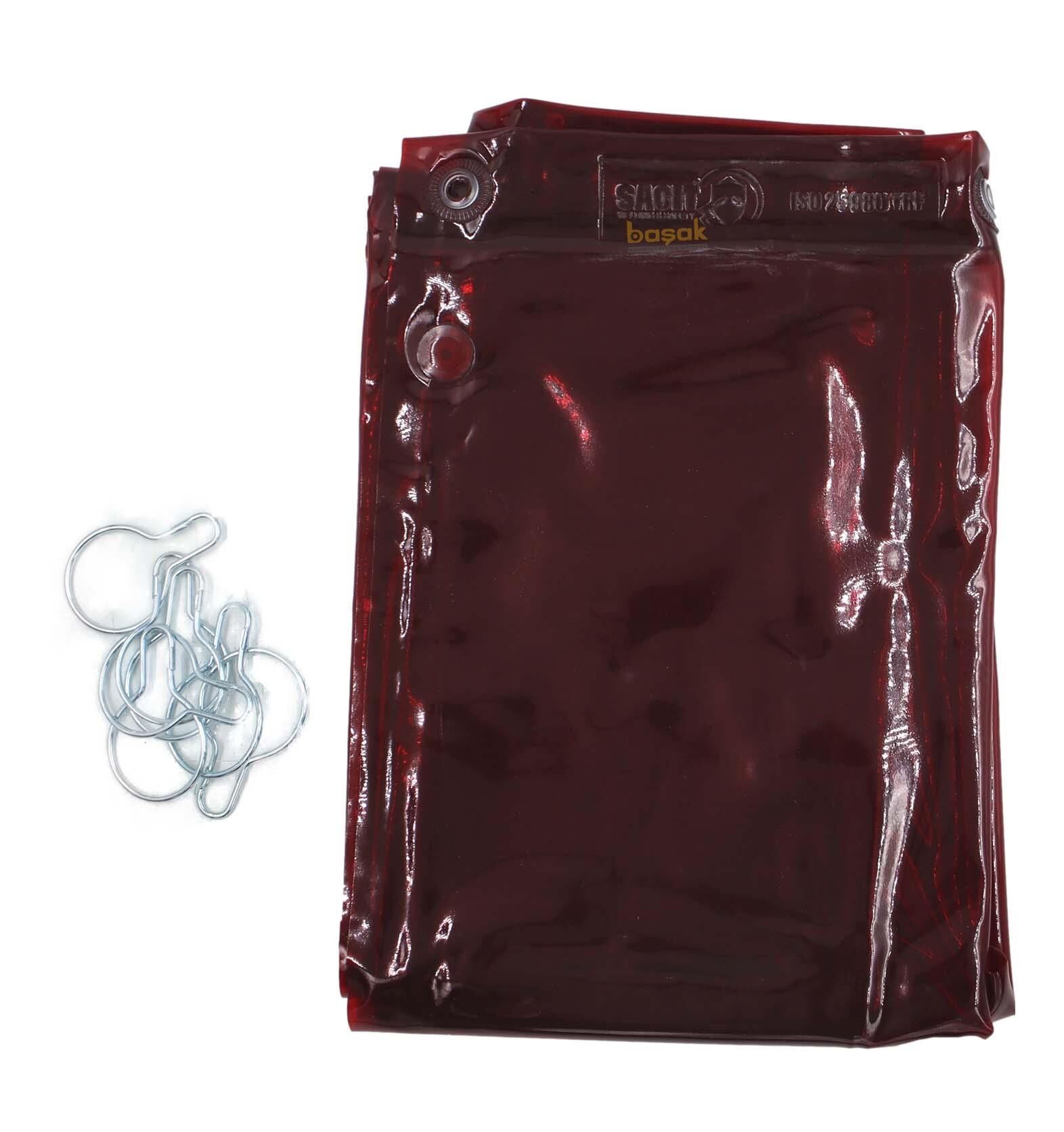 Sacit 180 x 140 cm Kaynak Perdesi Turuncu/Kırmızı F11257RW