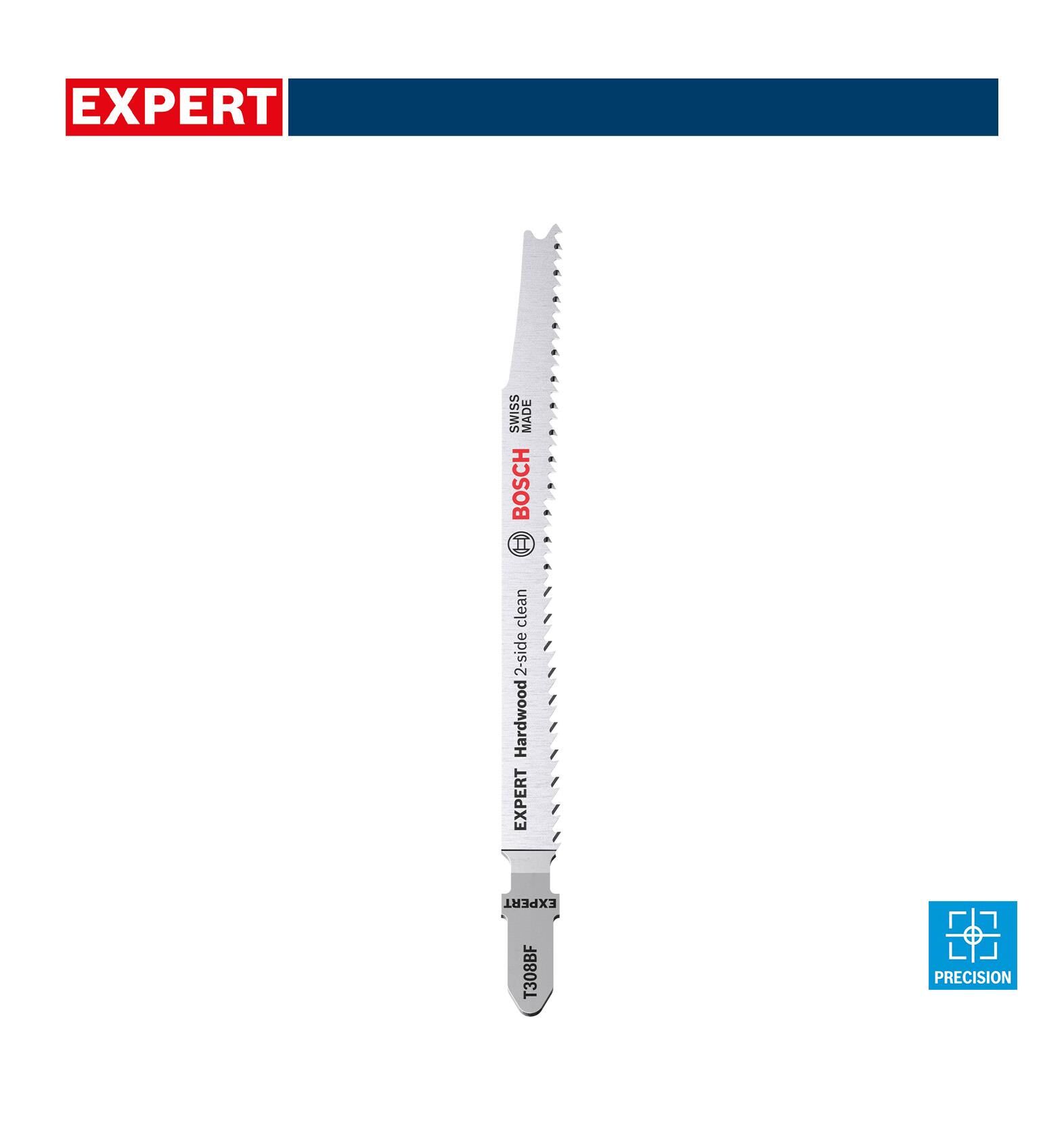 Bosch Expert T 308 BF 25'li Laminant Dekupaj Bıçağı 2608900545