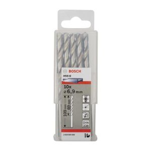 Bosch HSS-G 6,9x109 mm Metal Matkap Ucu 10'lu Paket 2608585500