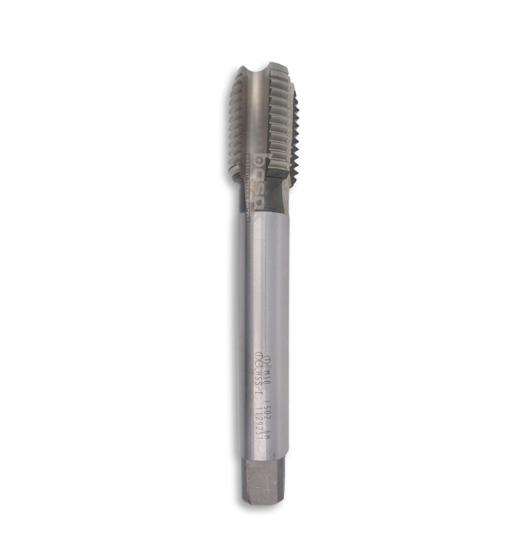 MTE M30 Düz Makine Kılavuzu İnce Şaftlı HSSE DIN 376/C