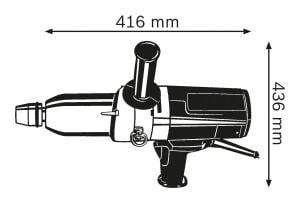 Bosch GDS 24 3/4'' Somun Sıkma Makinesi 0601434108