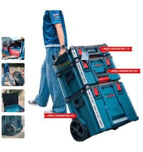 Bosch Yeni L-BOXX Contractor Tekerlekli 3'lü Takım Çantası Seti 1600A037DY