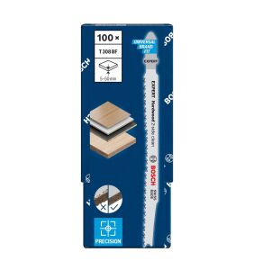 Bosch Expert T 308 BF 100'lü Laminant Dekupaj Bıçağı 2608900546