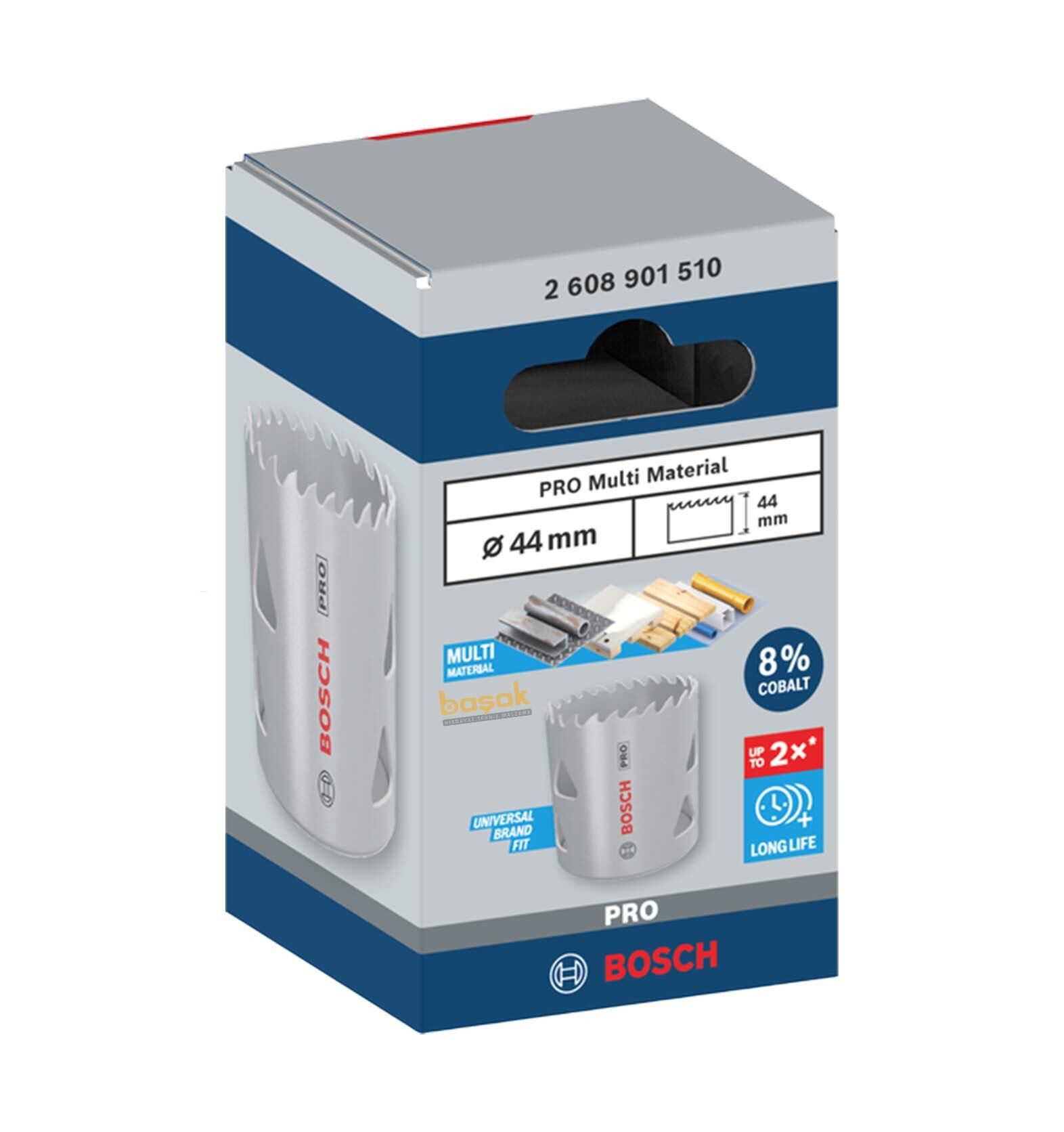 Bosch Pro 44 mm Multi Vidalı Bi-Metal Panç 2608901510 | Bosch