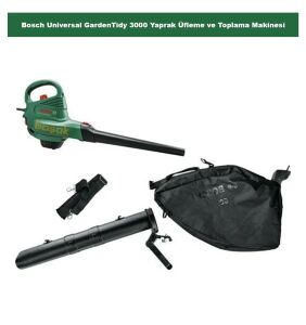 Bosch Universal GardenTidy 3000 Yaprak Üfleme ve Toplama Makinesi 06008B1001