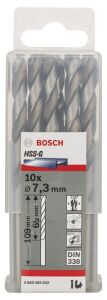 Bosch HSS-G 7,3x109 mm Metal Matkap Ucu 10'lu Paket 2608585502