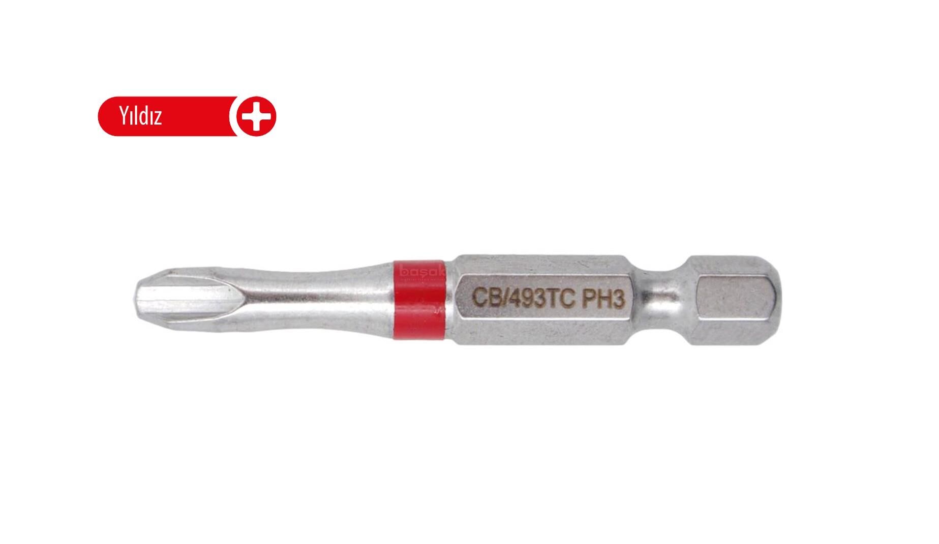 Ceta Form PH3 x 50 mm Yıldız Bits Uç Renk Kodlu CB/493TC