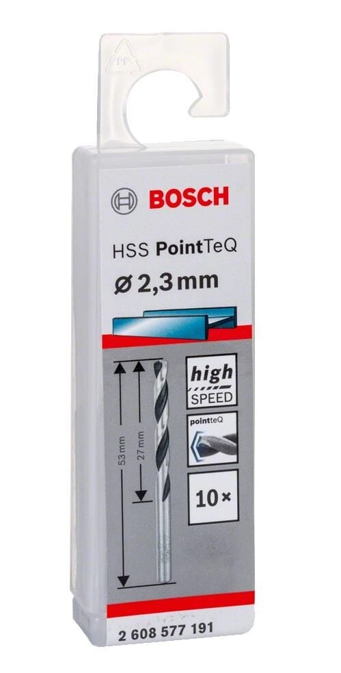 Bosch HSS PointeQ 2.3 mm 10'lu Metal Matkap Ucu 2608577191