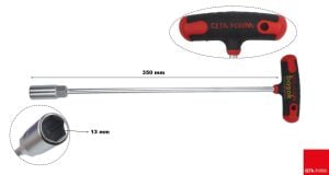 Ceta Form 13mm Uzun T Saplı Lokma Anahtar K20-13L