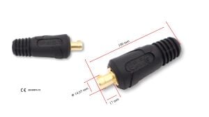 CX0021 35-70 mm² Kaynak Kablosu Soketi Kauçuk Erkek Trafimet İtalyan
