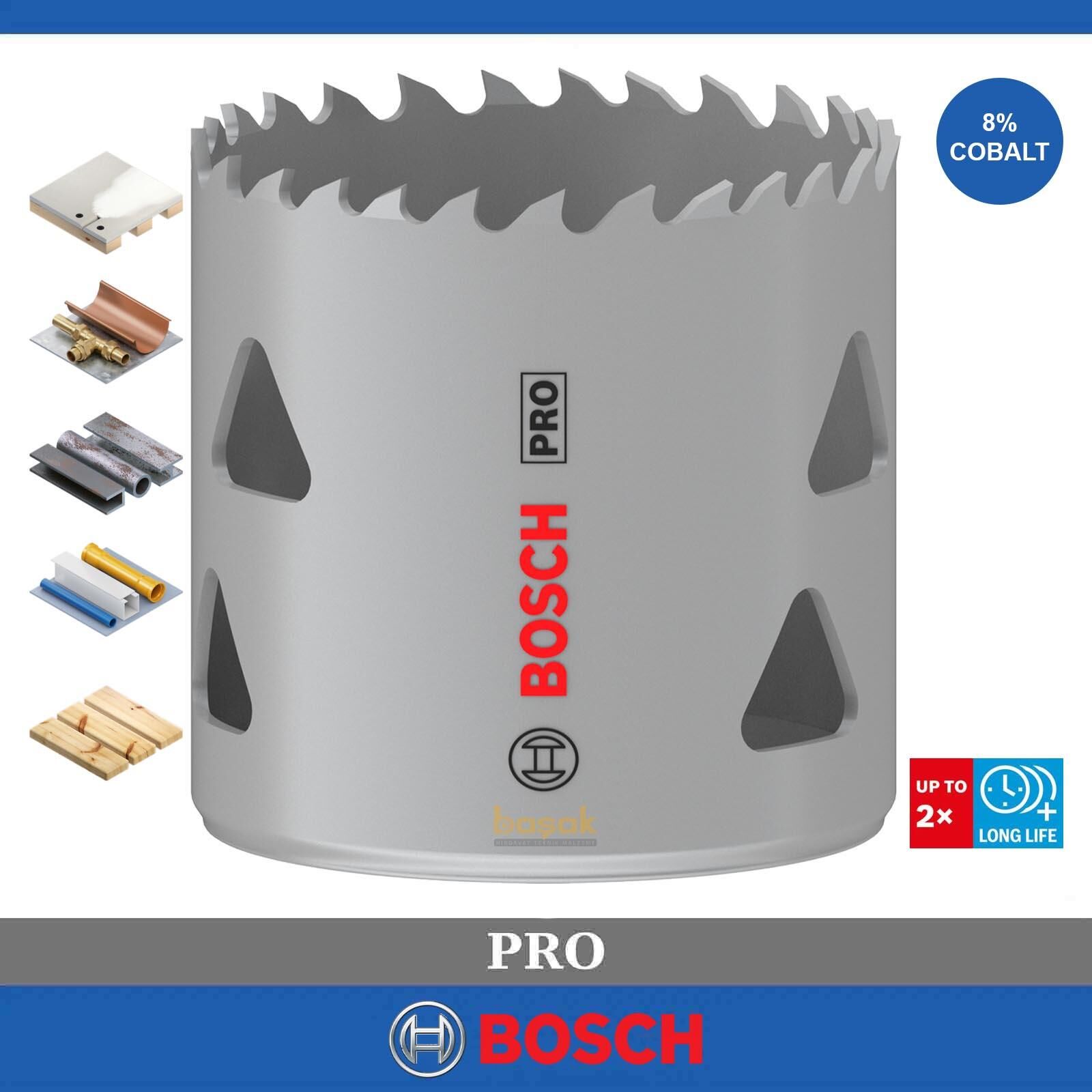 Bosch Pro 51 mm Multi Vidalı Bi-Metal Panç 2608901513