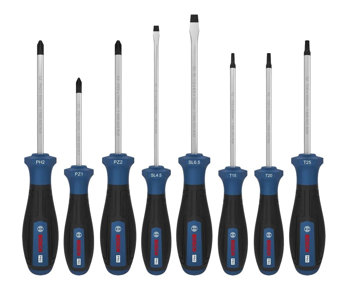 Bosch PRO PH/PZ/SL/TX 8'li Tornavida Seti 1600A039PF