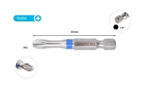 Ceta Form PZ  3 x 50 mm Yıldız Bits Uç Renk Kodlu CB/593TC