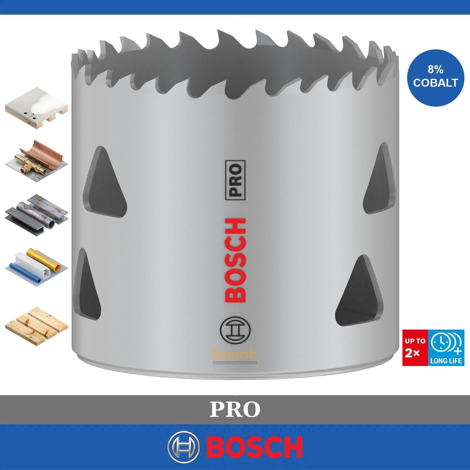 Bosch Pro 54 mm Multi Vidalı Bi-Metal Panç 2608901515