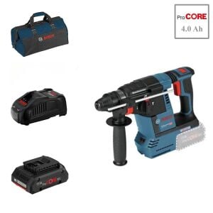 Bosch GBH 18V-26 1x4 Ah ProCore Akülü Kırıcı Delici Bez Çantalı