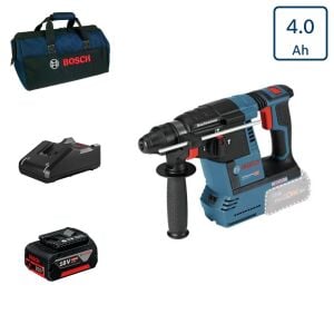 Bosch GBH 18V-26 Tek Akülü Kırıcı Delici 4 Amper Bez Çantalı