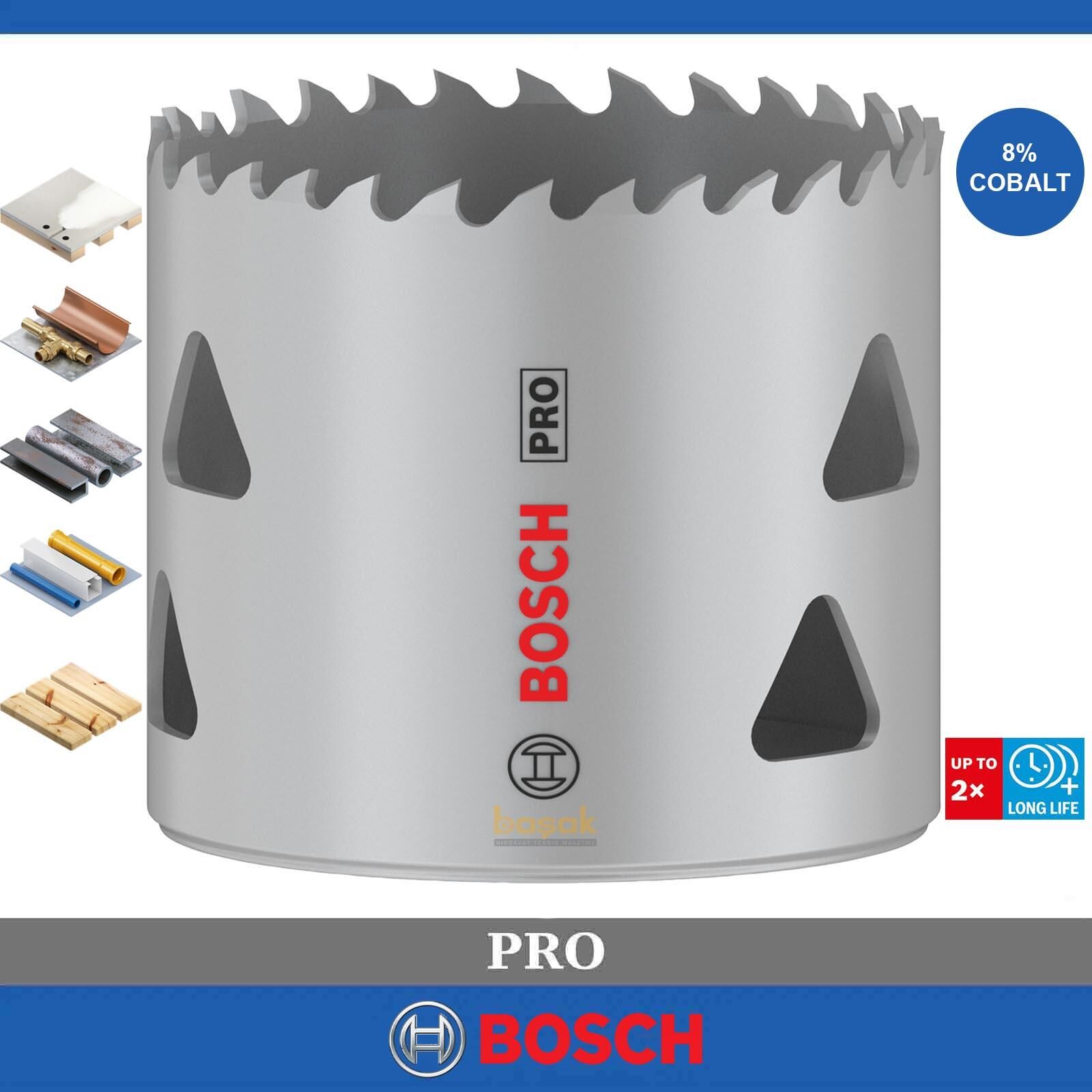 Bosch Pro 56 mm Multi Vidalı Bi-Metal Panç 2608901516