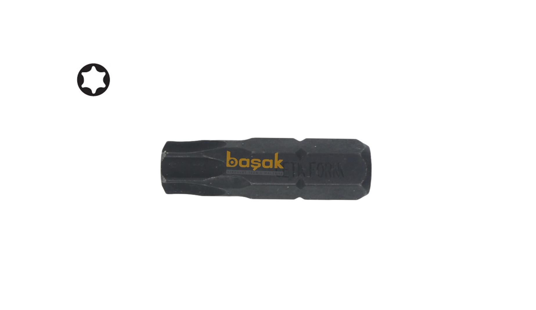 Ceta Form 5/16'' T50 x 30mm Darbeli Torx Bits Uç CB/516TX50